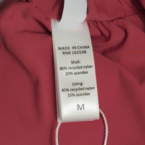 NWT Andie The Hydra Top Russet (Dark Red) Ruffled Neckline Bikini Swimwear M - Picture 5 of 8